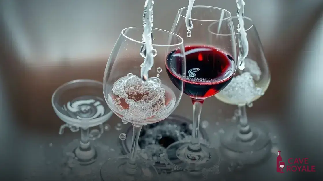 Cuidados e manutenção das taças de vinho
