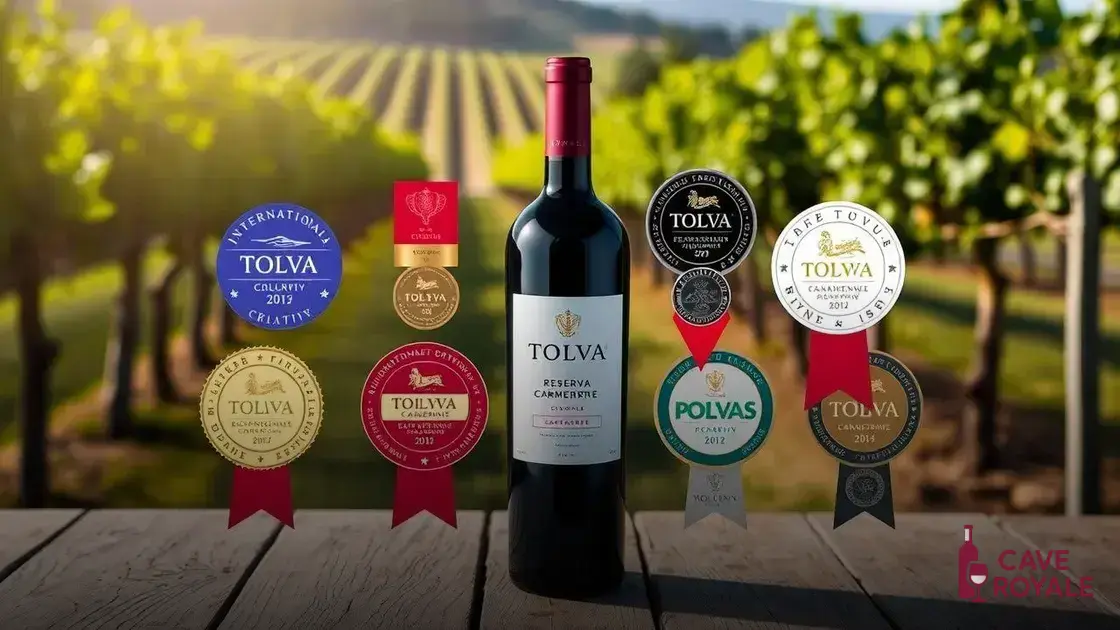 curiosidades e prêmios do Tolva Reserva Carménère