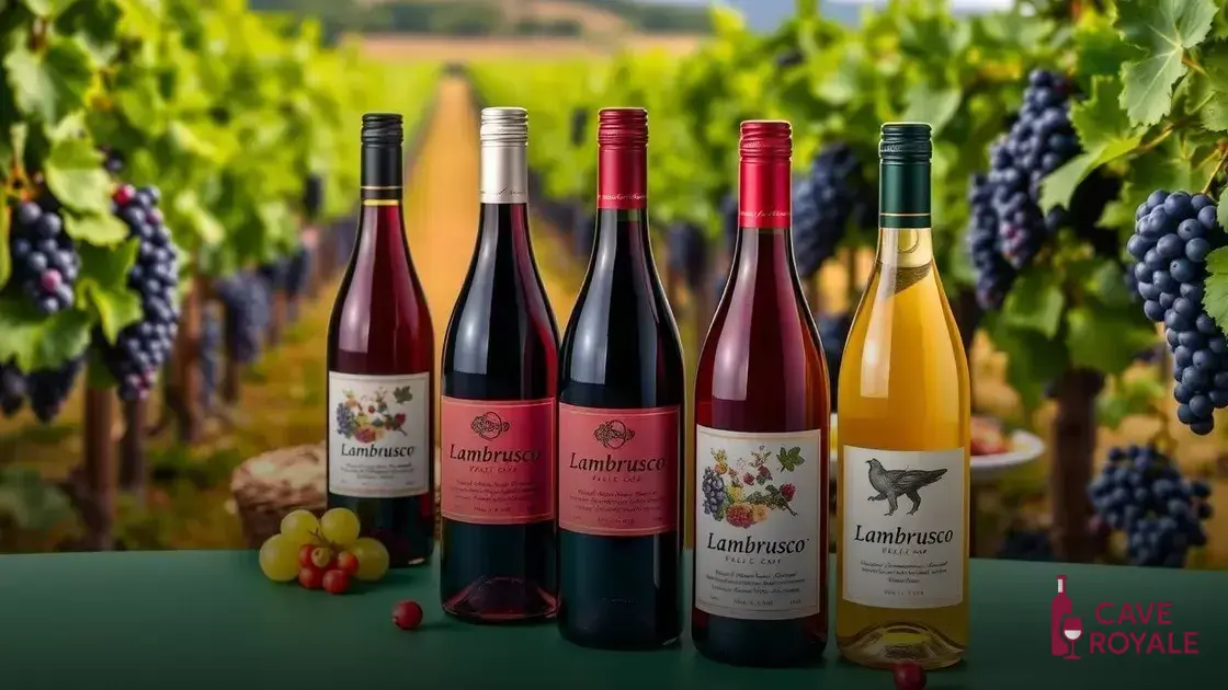 Curiosidades sobre Lambrusco