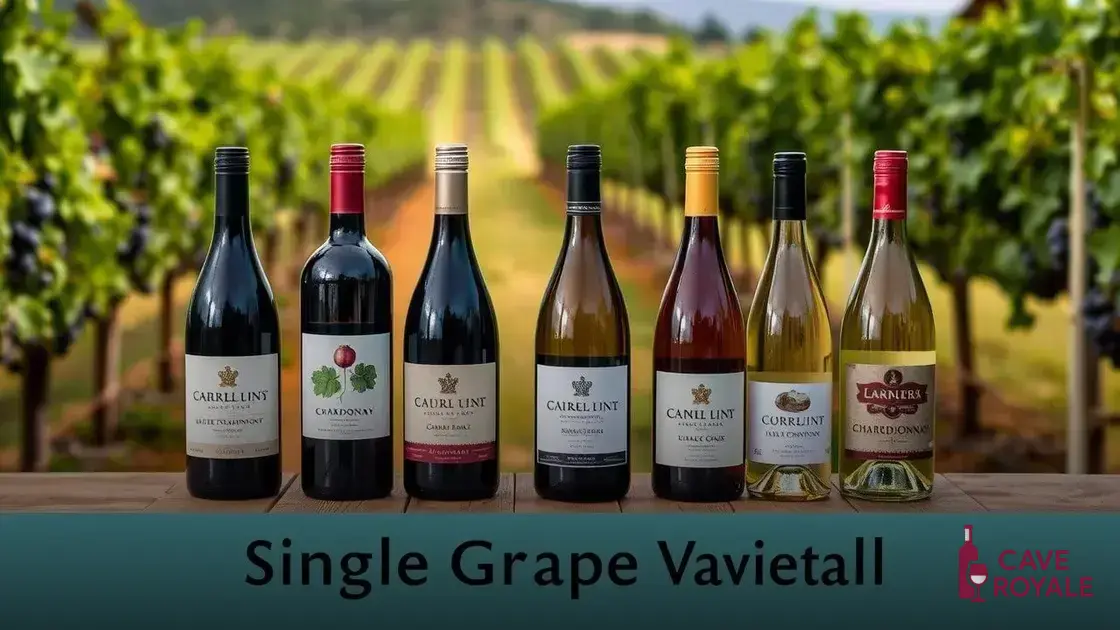 Definição de vinho varietal