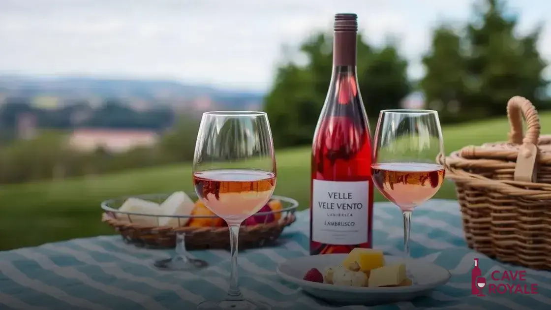 dicas-para-apreciar-o-vele-al-vento Vinho Rosé Frisante Vele Al Vento Lambrusco Dell’Emilia