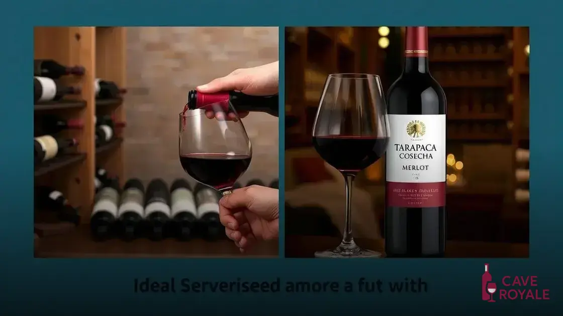 dicas para armazenar e servir o vinho