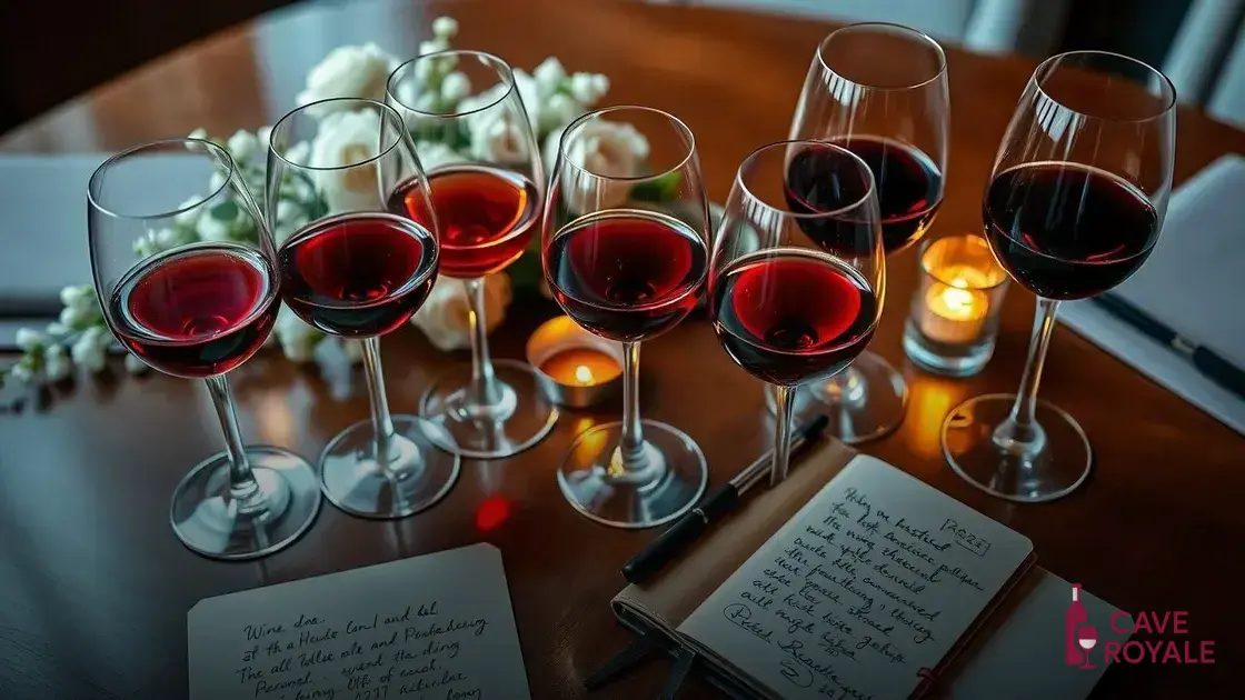 Dicas para degustação de vinhos
