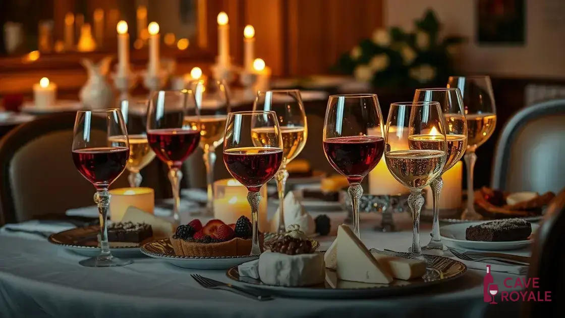Dicas para degustação de vinhos doces