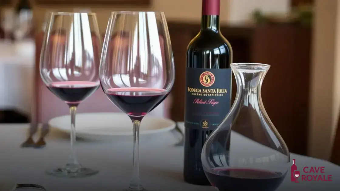 Dicas para degustar Bodega Santa Julia