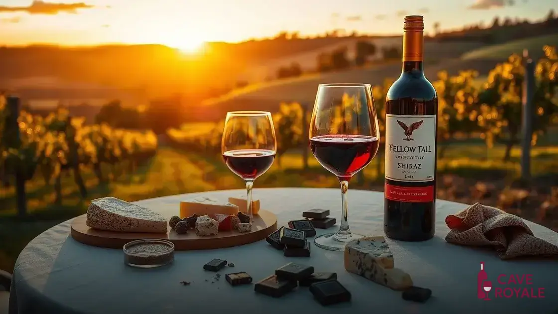 Dicas para degustar o Yellow Tail Shiraz
