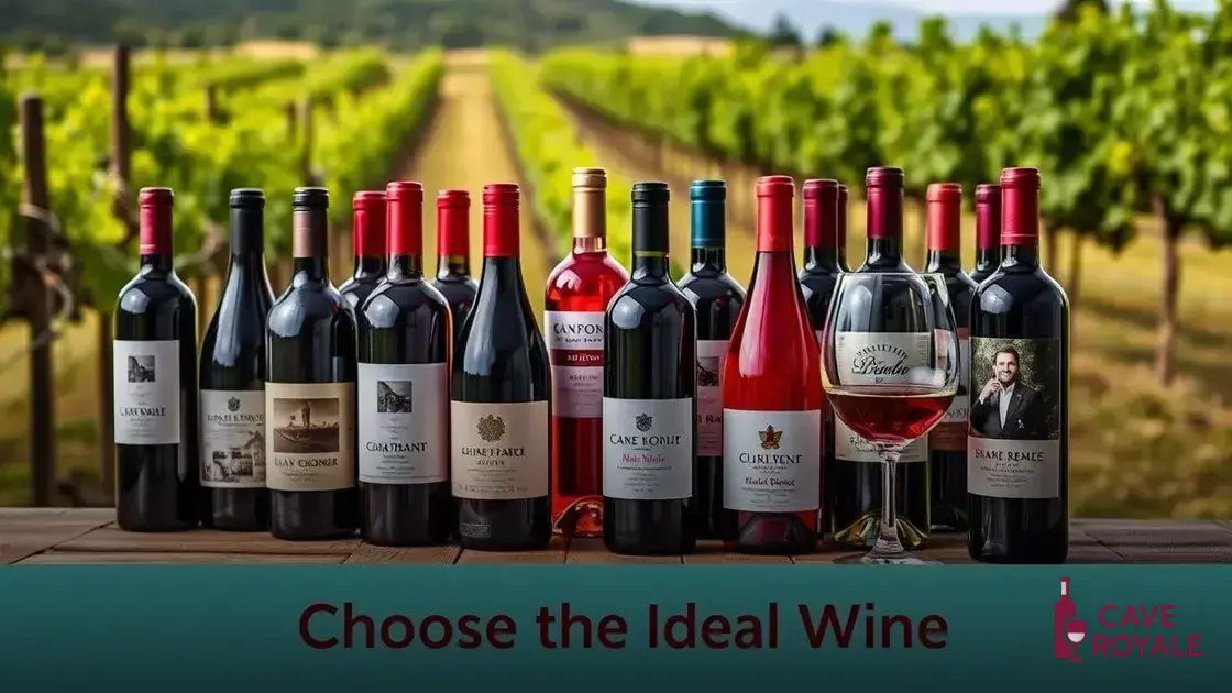 Dicas para escolher o vinho tinto ideal
