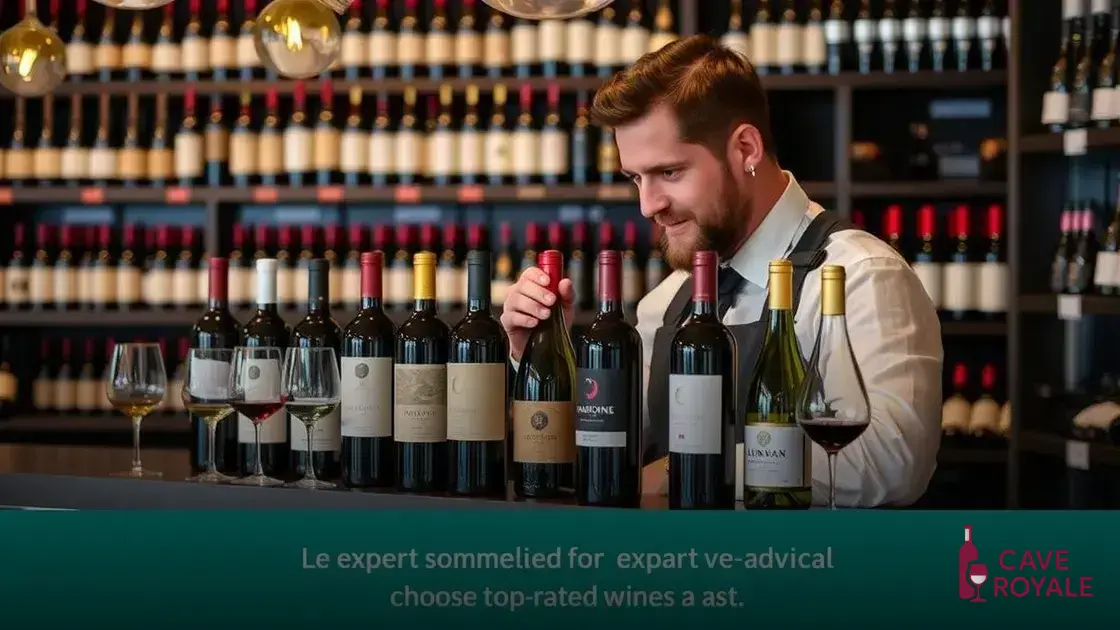 Dicas para escolher vinhos pontuados