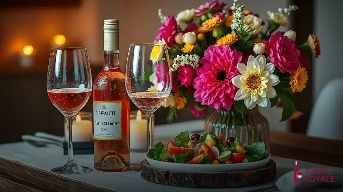 Dicas para servir o Marotti Campi Marche Rosé