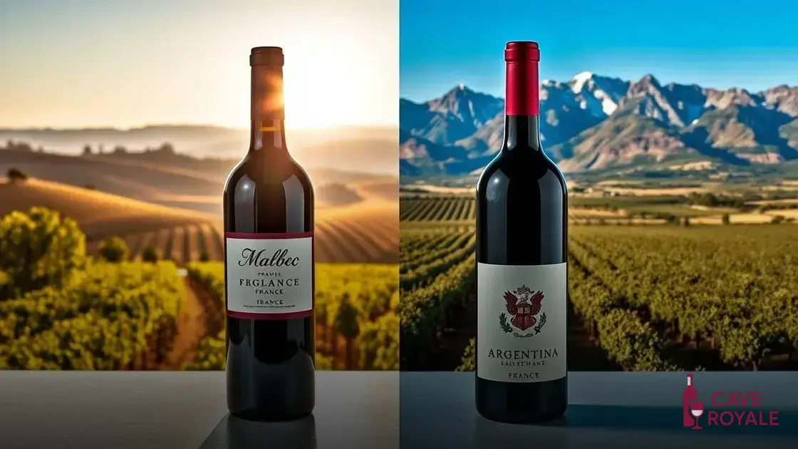 Diferenças entre Malbec francês e argentino
