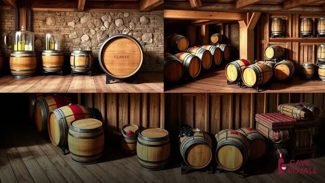 Diferentes usos dos barris na produção do vinho