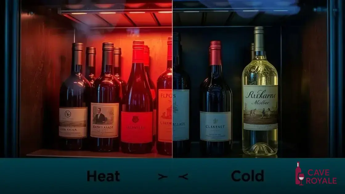 Efeitos do calor e do frio no vinho