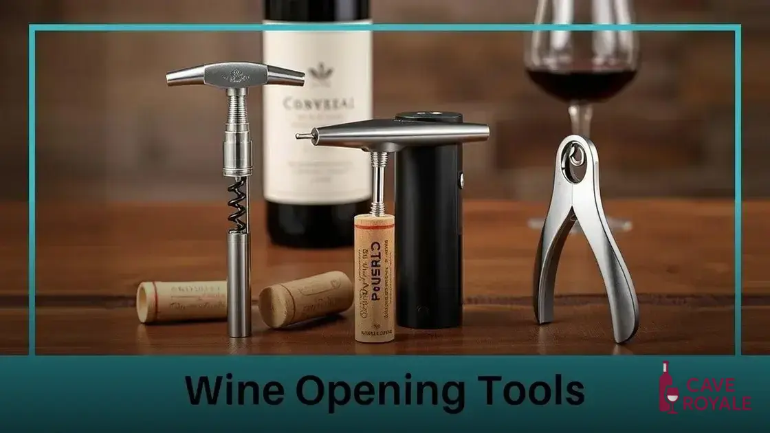 Equipamentos que facilitam a abertura do vinho