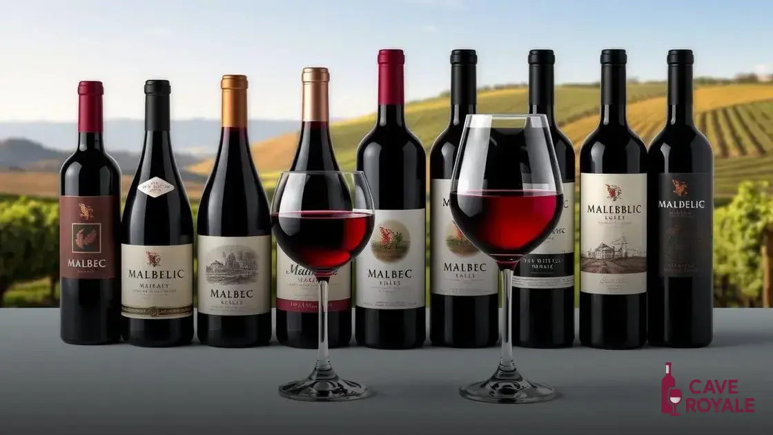 Estilos de vinhos Malbec
