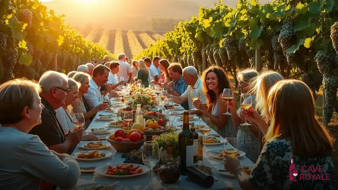 Eventos e degustações na vinícola