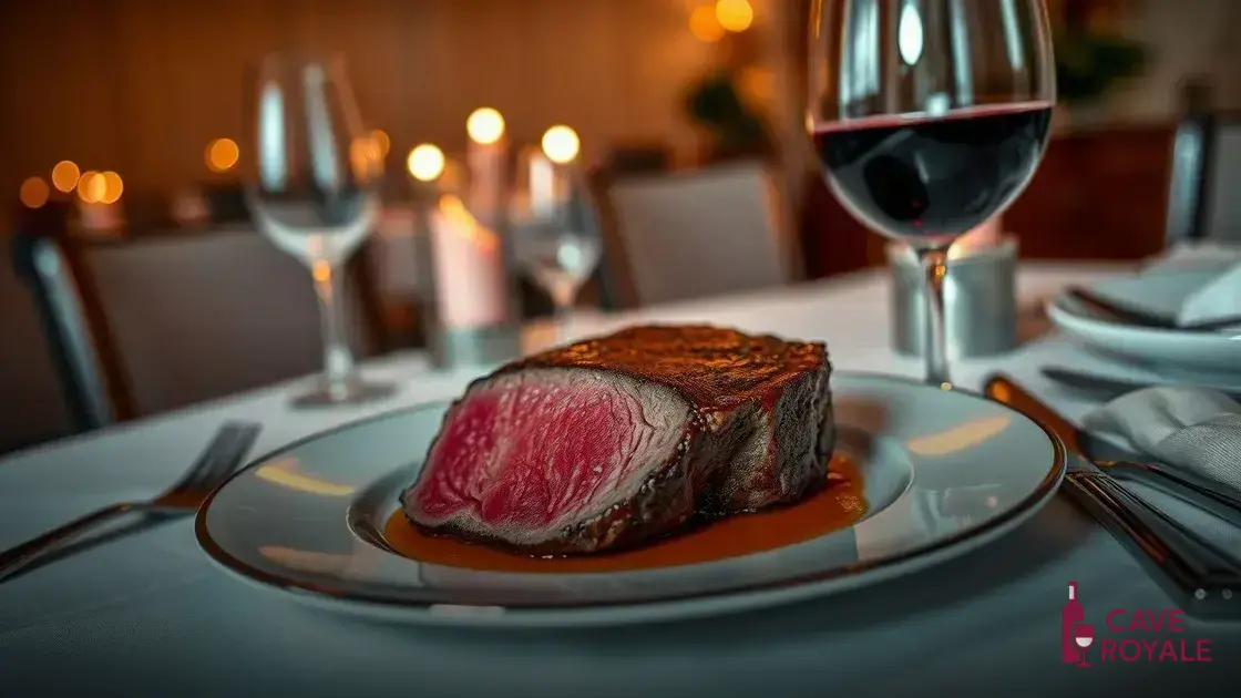 Filé mignon com vinho: conheça molhos para harmonização