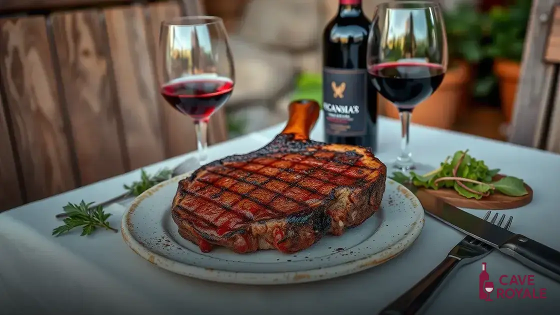 Harmonização clássica: picanha com tinto