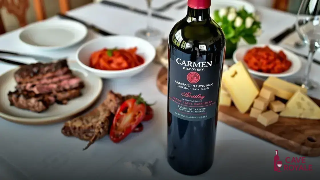 harmonizacao-com-comidas-7 Vinho Tinto Chileno Carmen Discovery Cabernet Sauvignon