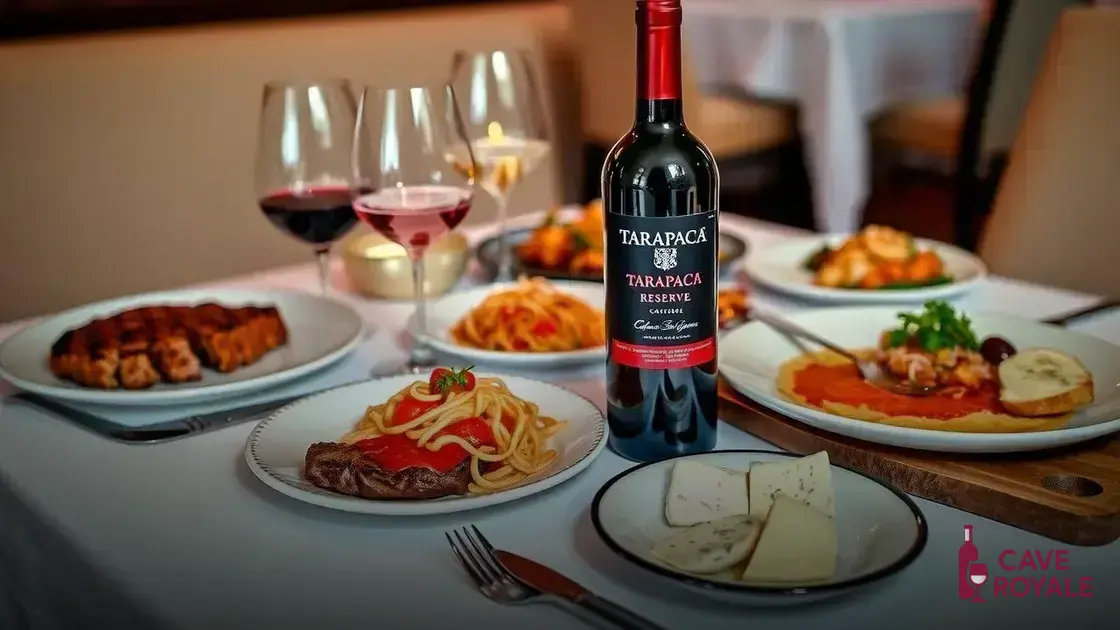 harmonizacao-com-comidas Vinho Chileno Tarapacá Reserva Cabernet Sauvignon