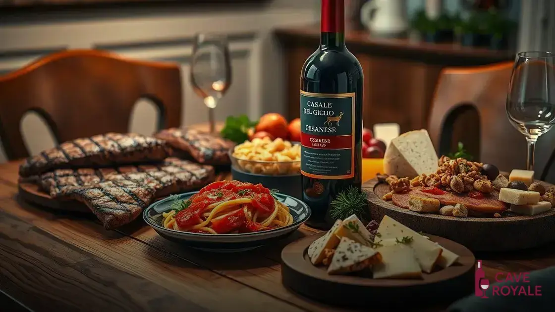 harmonizacao-com-pratos-42 Vinho Tinto Italiano Casale Del Giglio Cesanese