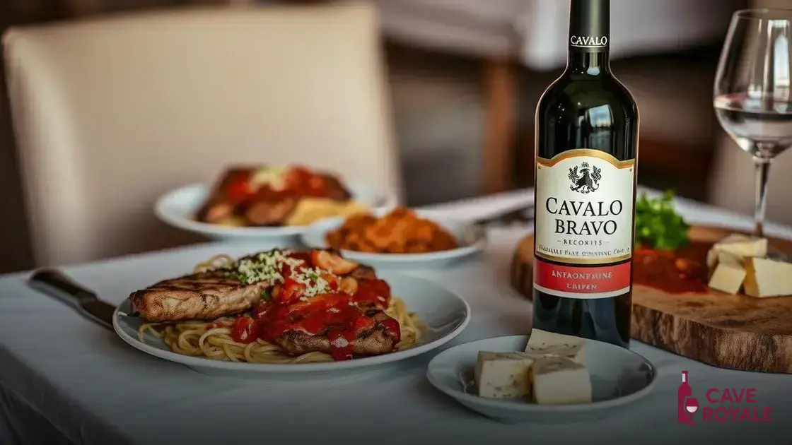Harmonização de Cavalo Bravo com comidas