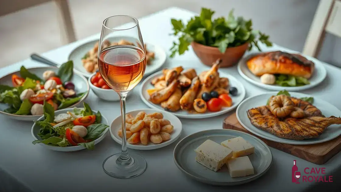 Harmonização de pratos com vinho rosé