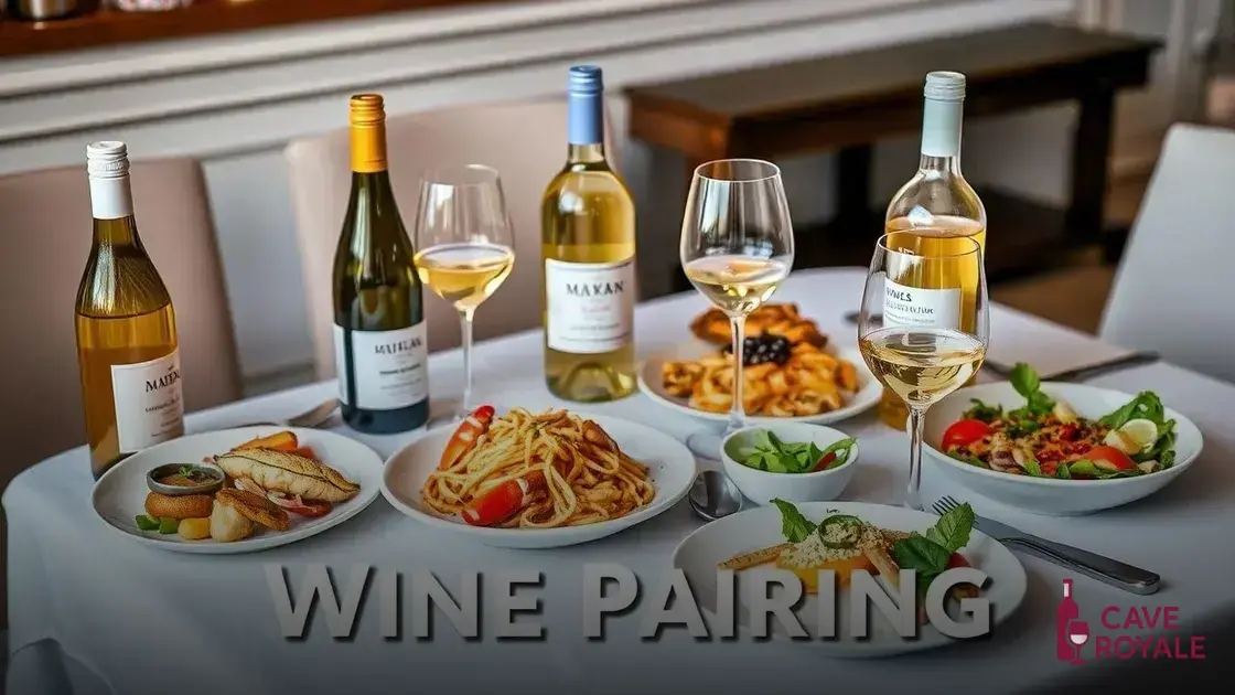 Harmonização de vinho branco com pratos