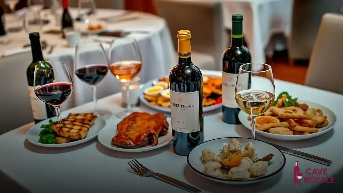 Harmonização de vinhos abertos com alimentos