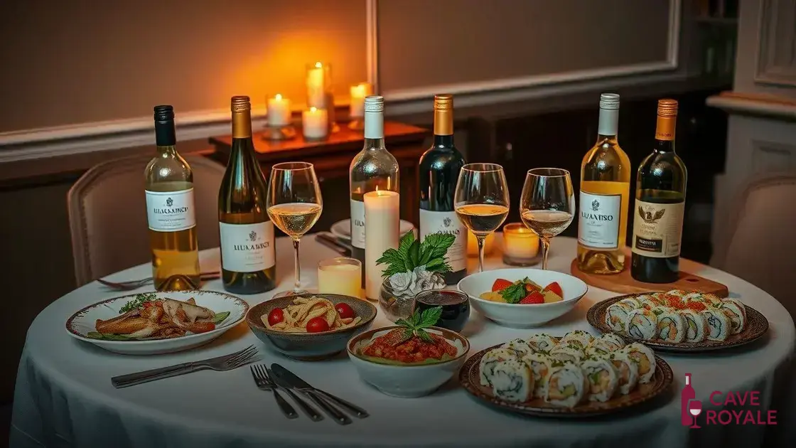 Harmonização de vinhos brancos com alimentos
