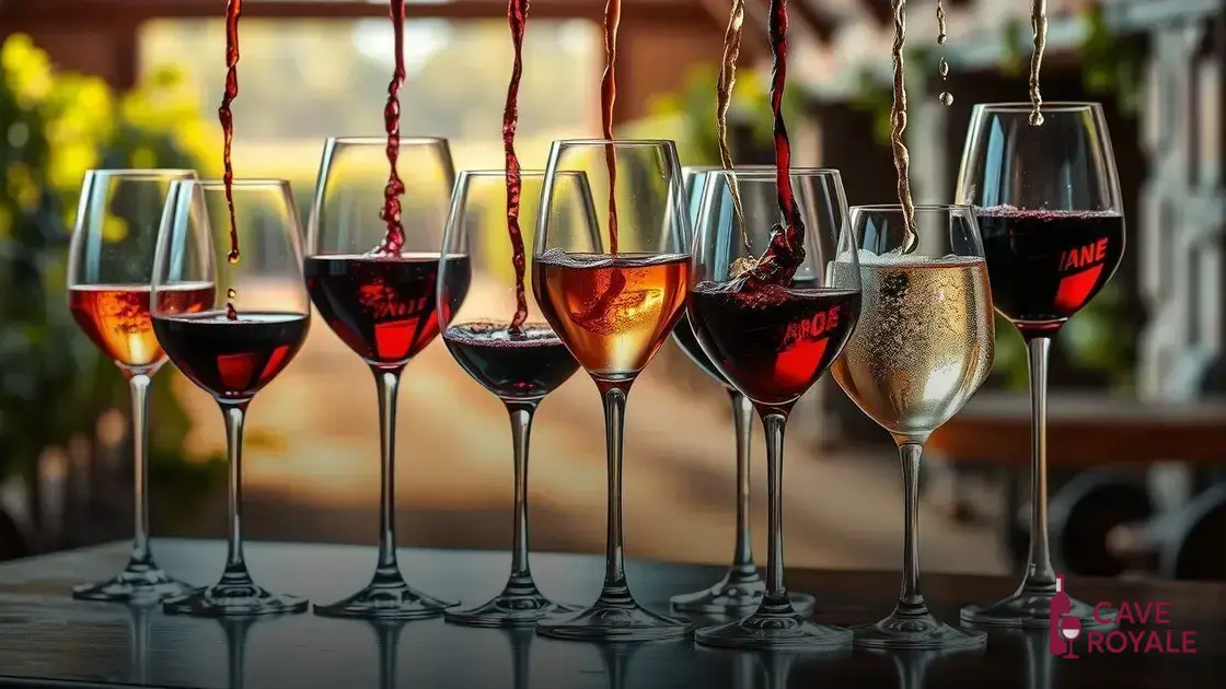 Harmonização de vinhos e taças