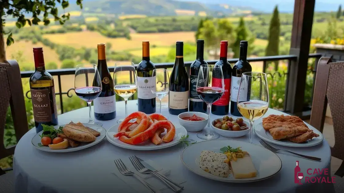 Harmonização de vinhos italianos