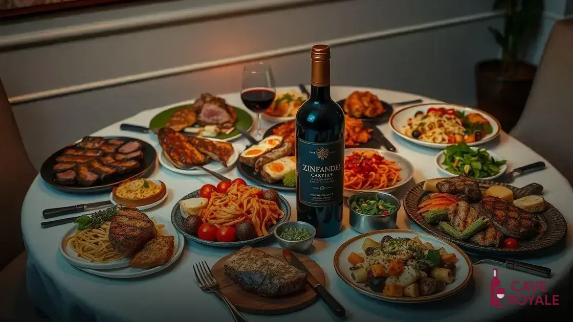 Harmonização de vinhos Zinfandel