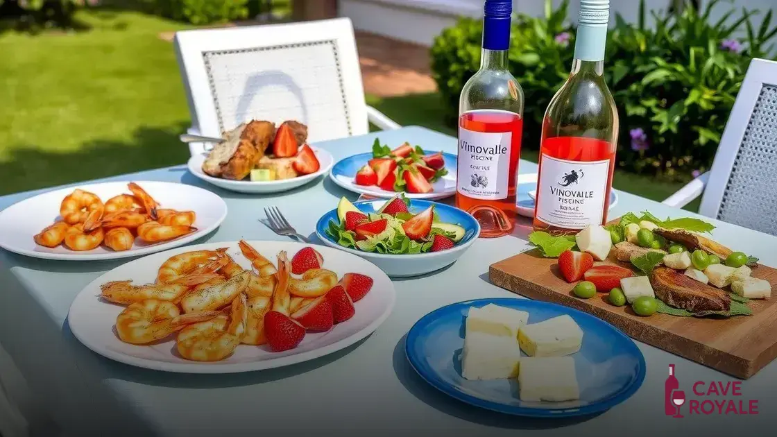 Harmonização de Vinovalle Piscine com pratos