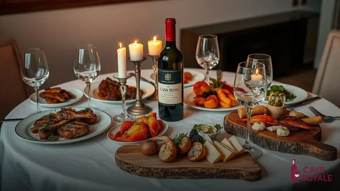 harmonizacao-do-casa-silva-com-pratos Vinho-Tinto-Chileno-Casa-Silva-Cinco-Manos-Estate