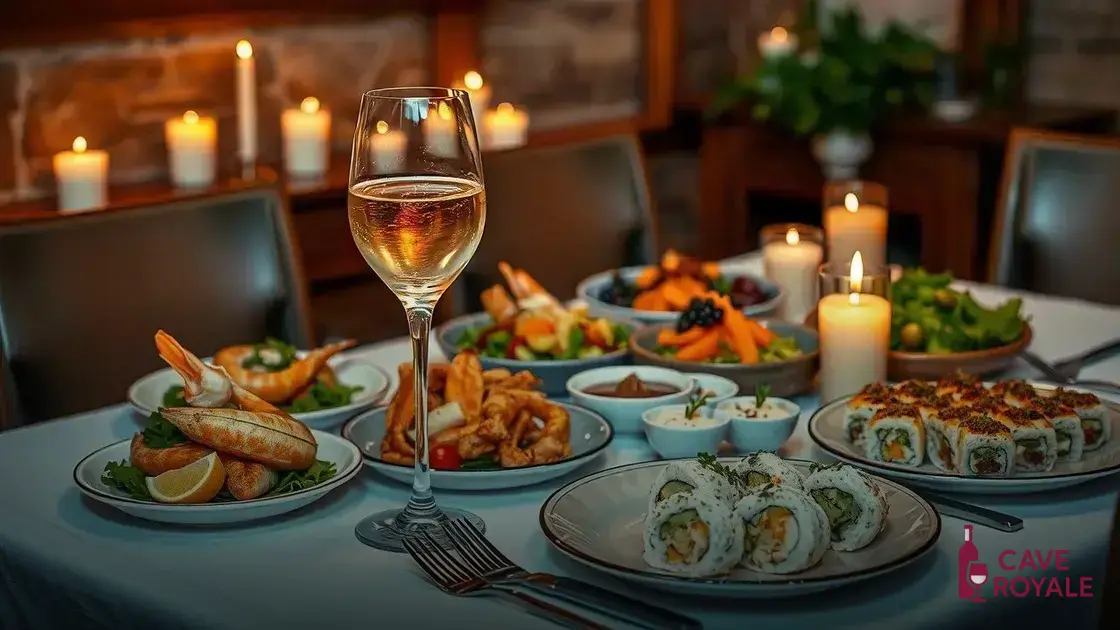 Harmonização do vinho com pratos