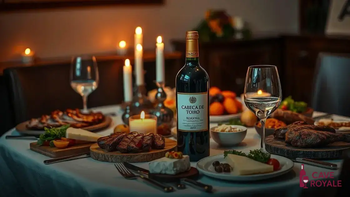 Harmonização do vinho com pratos