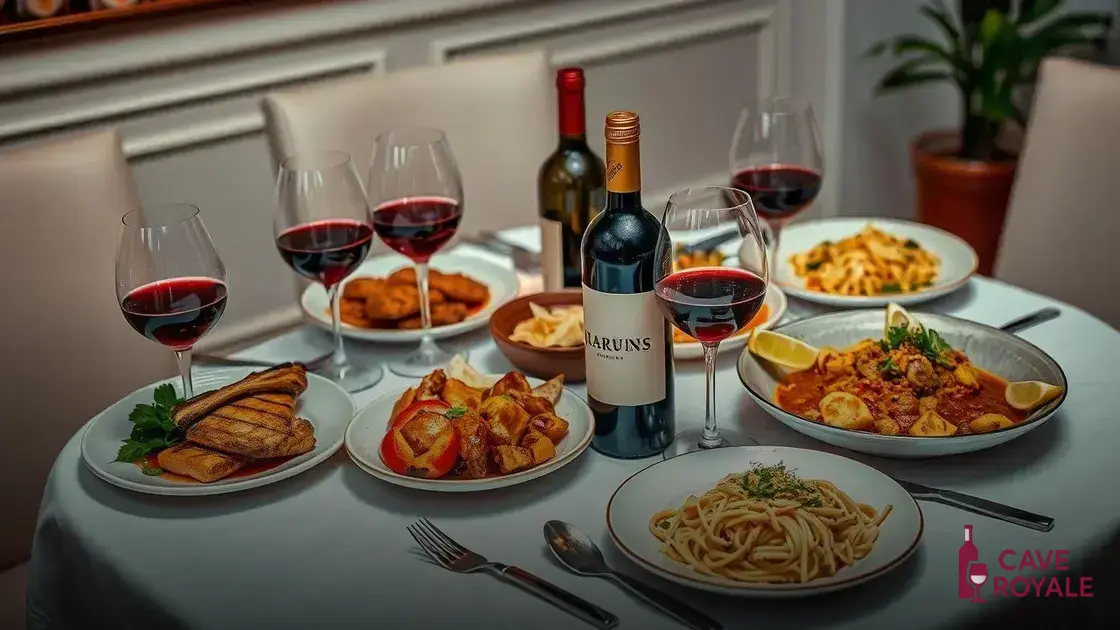 Harmonização do vinho tinto com alimentos