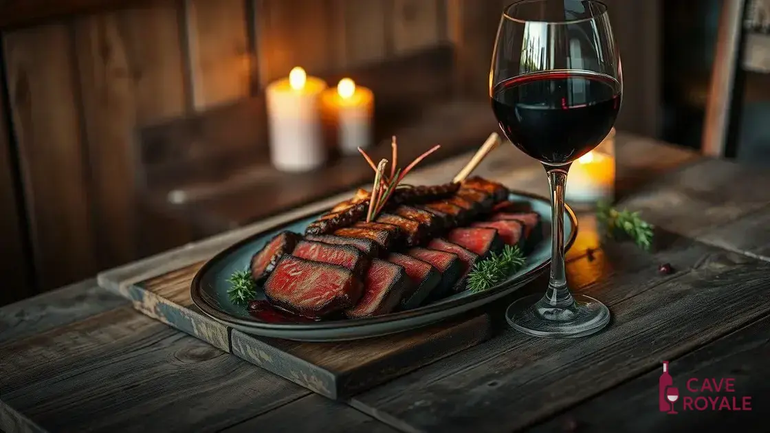 Harmonização do vinho tinto