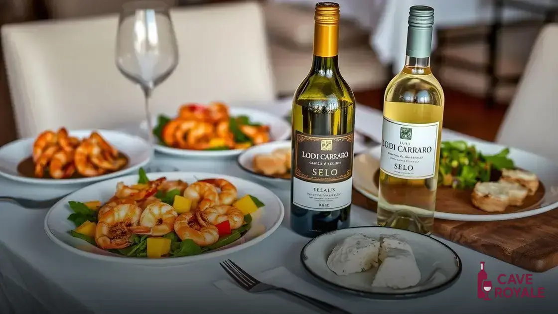 Harmonização ideal com alimentos