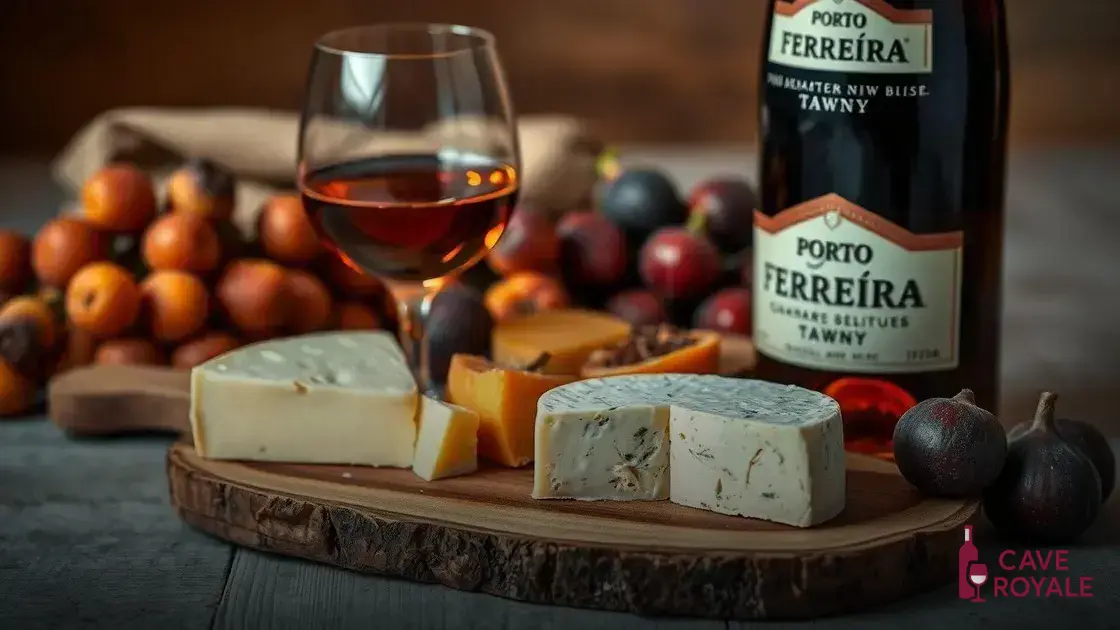 Harmonização ideal com o Porto Ferreira Tawny