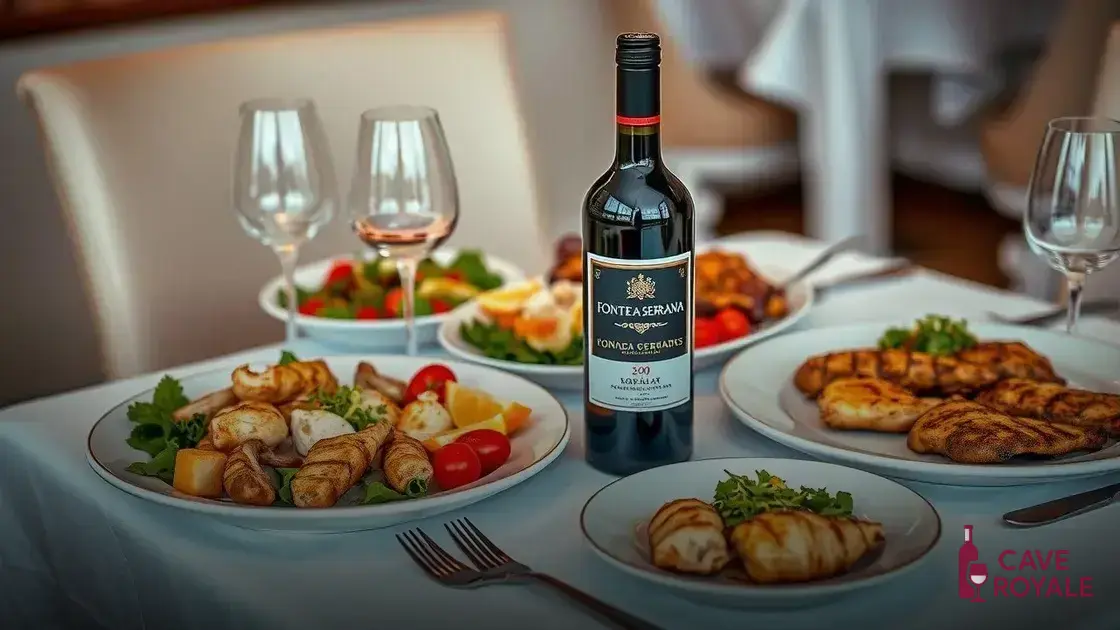 Harmonização ideal para degustar Fonte Da Serrana
