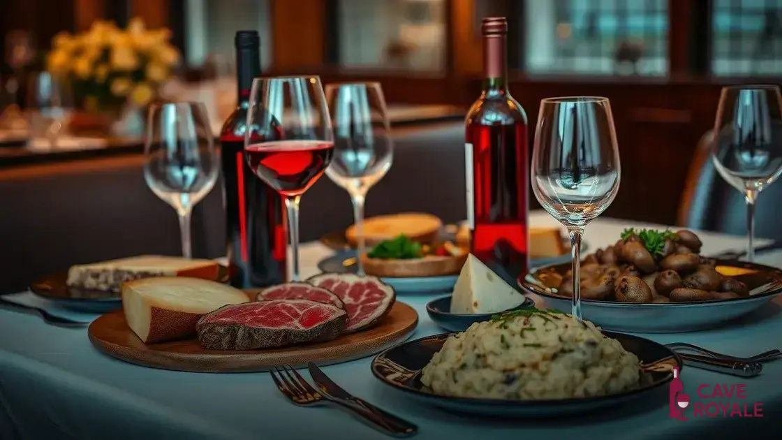 Harmonização ideal para o vino Clarion