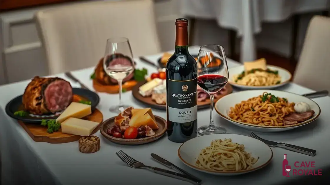 Harmonização perfeita com o vinho Quatro Ventos