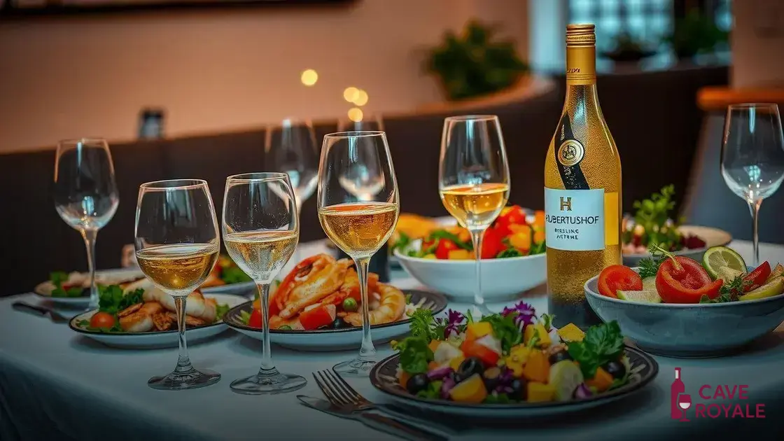 Harmonização perfeita com pratos