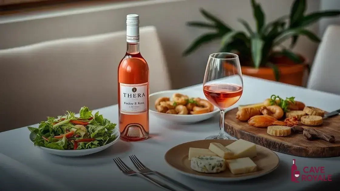 Harmonização perfeita com Thera Rosé