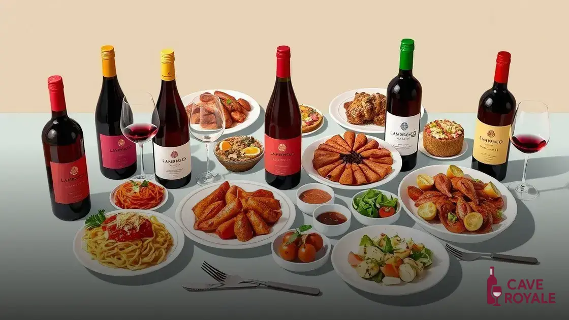 Harmonização perfeita: o que combinar com Lambrusco