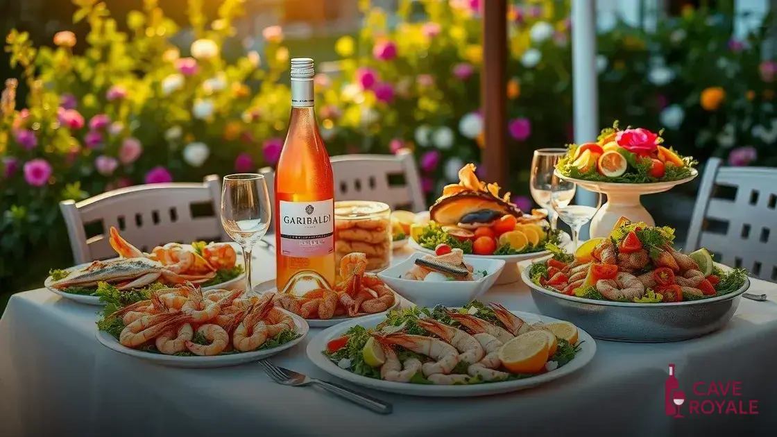 Harmonização perfeita para o Garibaldi Relax Rosé