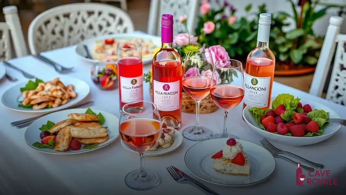 Harmonização perfeita para o vinho rosé