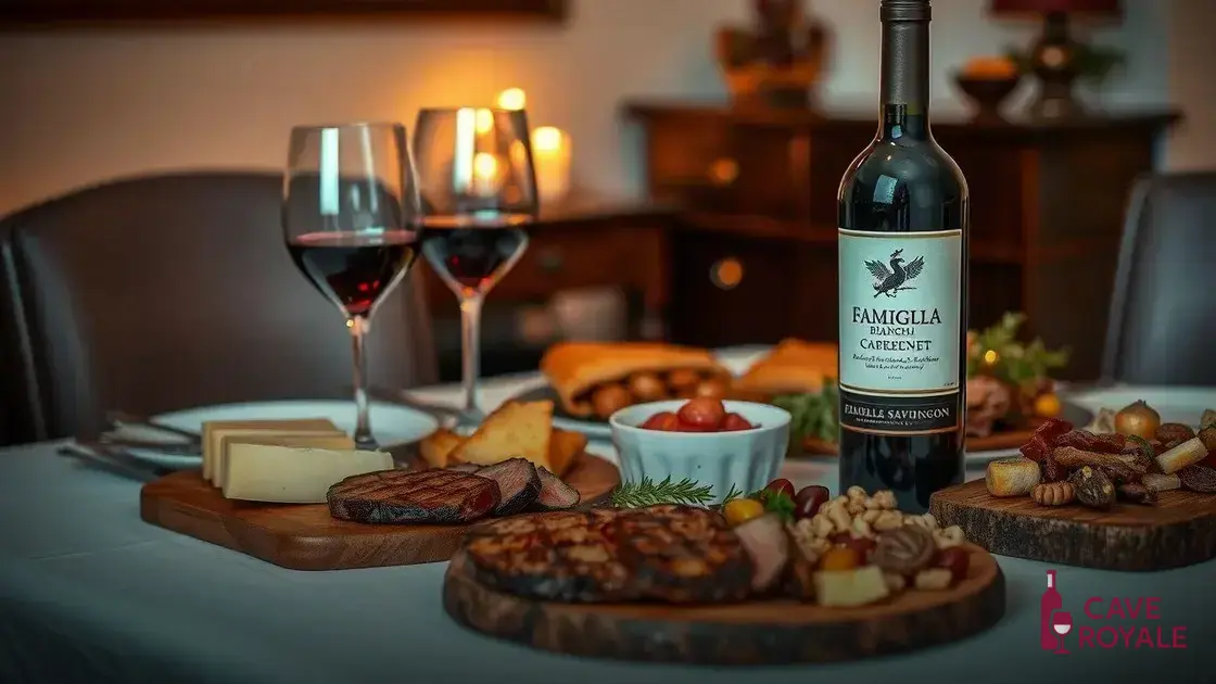 Harmonizações com o Famiglia Bianchi Cabernet Sauvignon