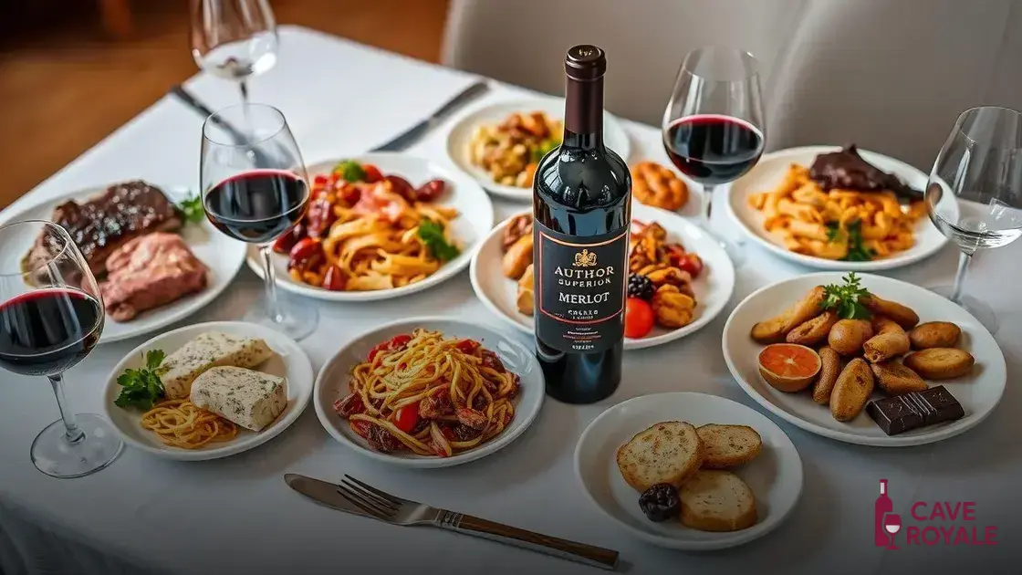 Harmonizações ideais com Authors Superior Merlot